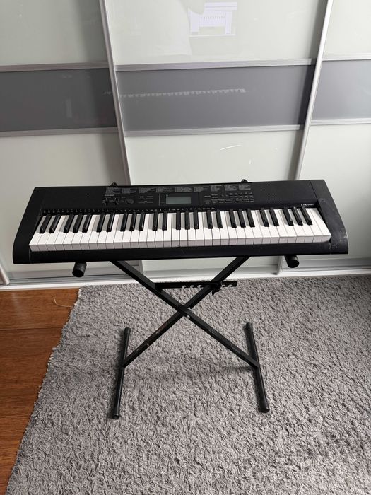 keyboard piano Casio ctk-1150 ze statywem