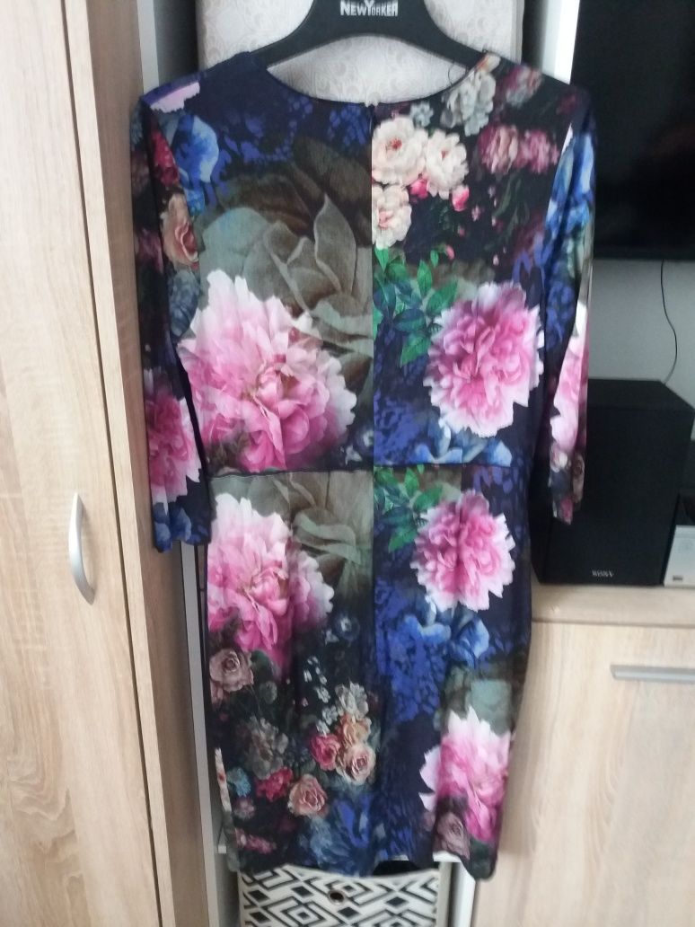 40 L Basler sukienka midi wiskoza elastan