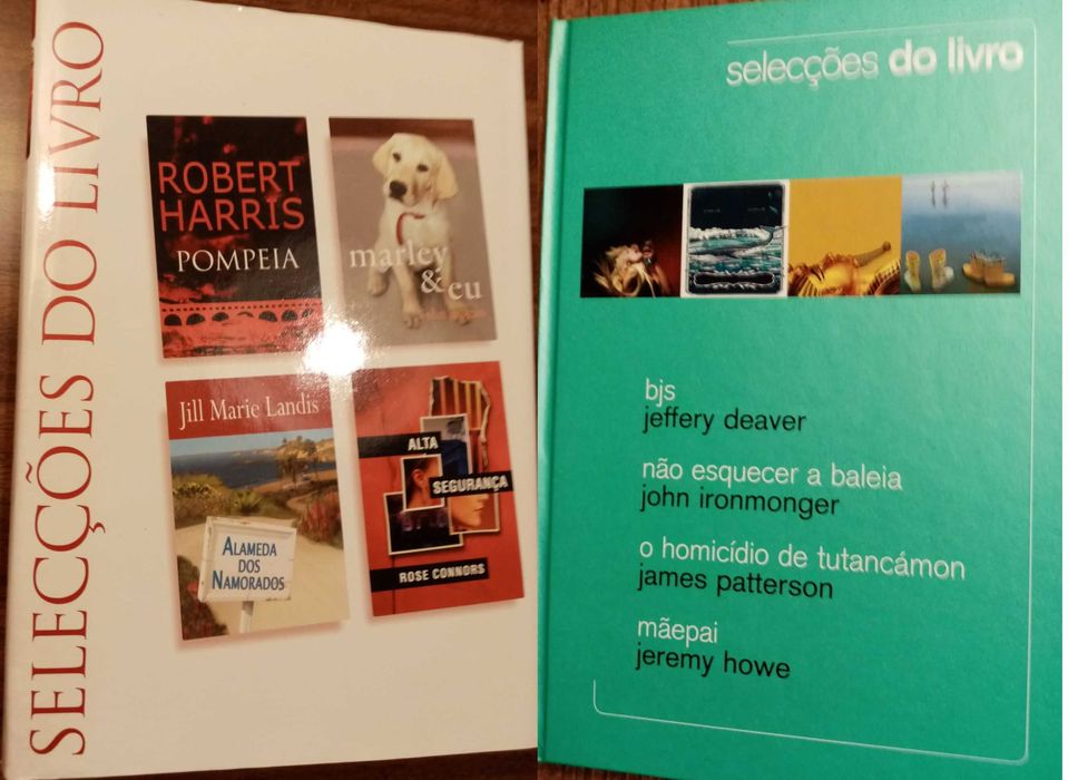 livros: coleção “Selecções do livro” (44 romances, 11 volumes)