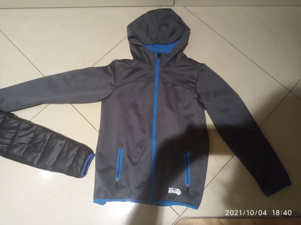 Kurtka i bluza na jesień i wiosnę 134/140