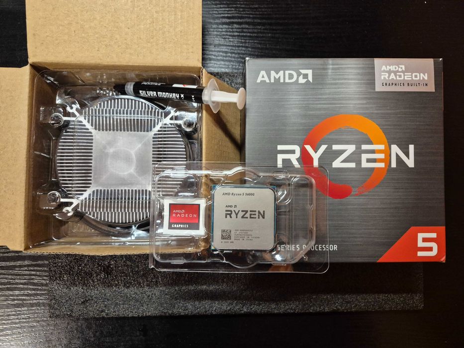 Procesor AMD Ryzen 5 5600G - BOX (chłodzenie, pudełko, pasta termo)