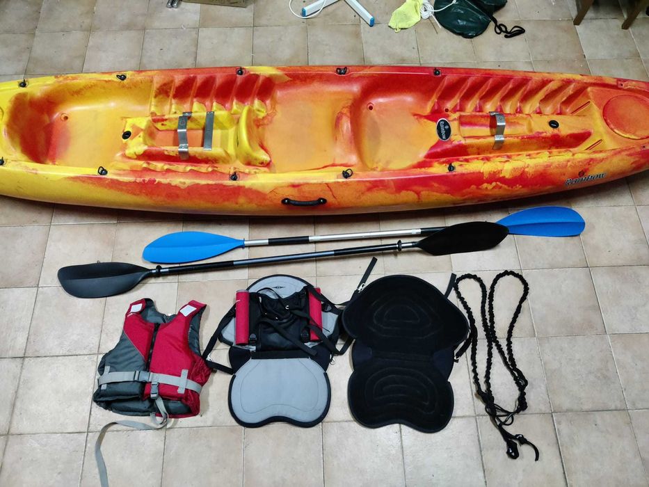 Kayak Rainbow Orca 2 lugares + Equipamento