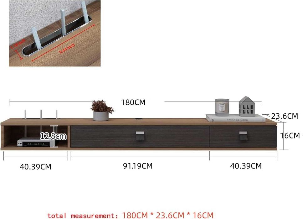 Nowa szafka pod telewizor / regał / półka / komoda / 180 cm !A1591!