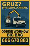 Zamów big bag na gruz HDS odbiór gruzu, wywóz śmieci, worki na gruz