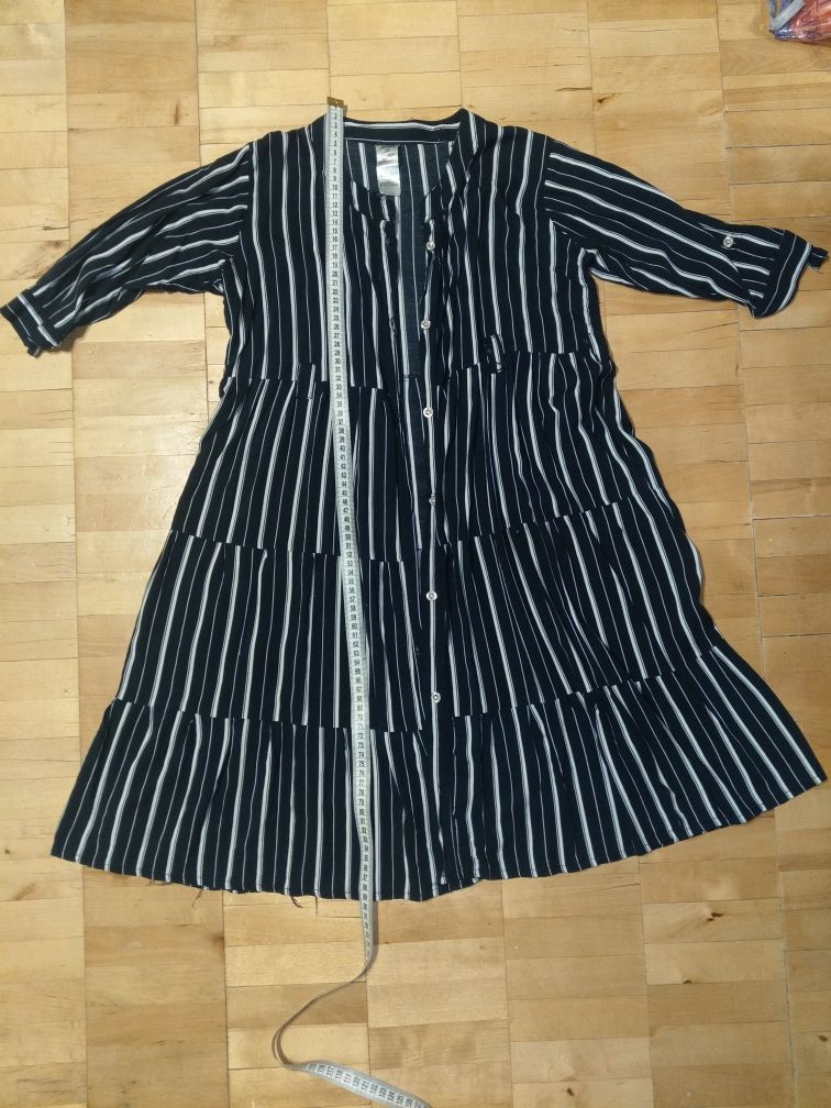 Платье для беременных яркое летнее тонкое М индиго Zara