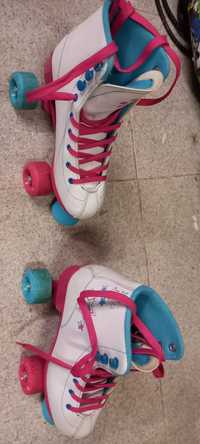 Patins com pouco uso