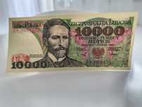 10000 złotych 1988 seria AA stan UNC -1 banknot PRL rzadki i poszukiwa