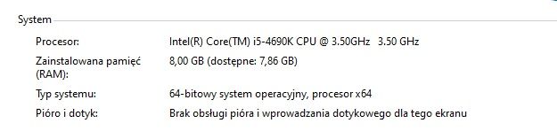 Komputer i5 4690k, GTX 970, 8gb RAM, chłodzenie wodne