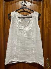 Top Branco Massimo Dutti