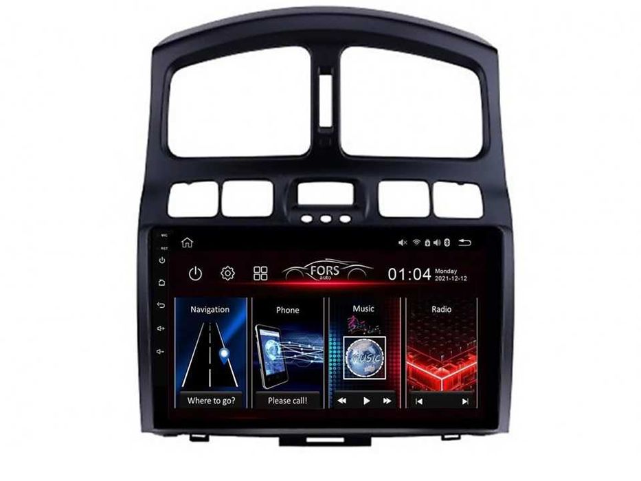 Radio samochodowe Android Hyundai SantaFe 2000-06, Hawtai 2006-15 (9")