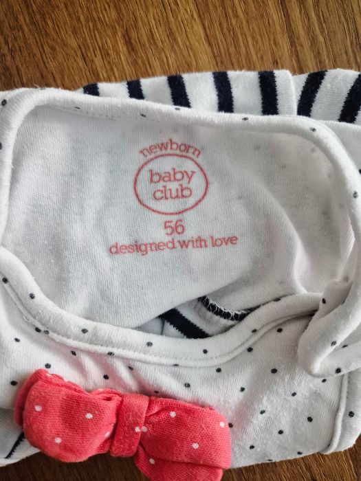 Półśpiochy z kokardką r.56 Baby Club