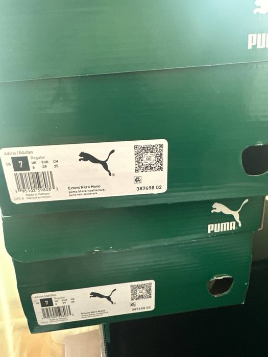 НОВІ PUMA ОРИГІНАЛ 7 39 25 чорні чоловічі кросівки nitro 387498 02