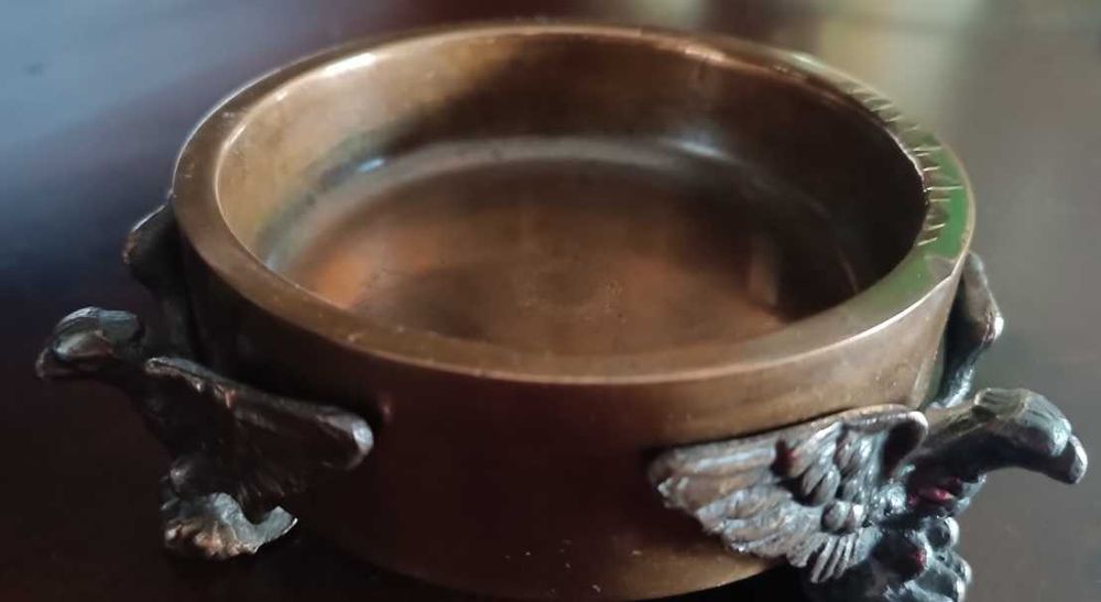 Popielniczka II Rzeczpospolita, Kantynowa?  Brąz/Mosiądz?