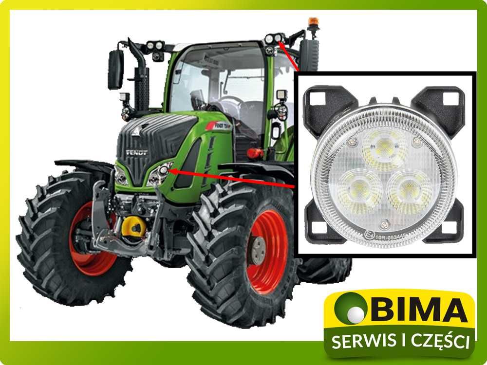 Lampa robocza szperacz LED okrągła 42W 4200Lm Claas Fendt Valtra Steyr