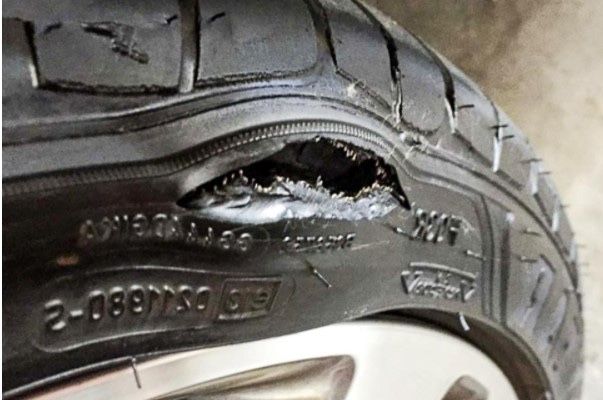 Ремонт Гриж Шин Порізів Вулканізація Шино Ремонт боковых порезов варка