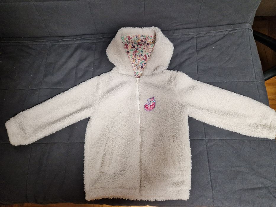 Kurteczka kurtka Minoti baranek 116 - 122 cm śliczna