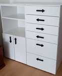 2 Estantes brancas, para quarto de criança (IKEA SMÅSTAD / PLATSA)
