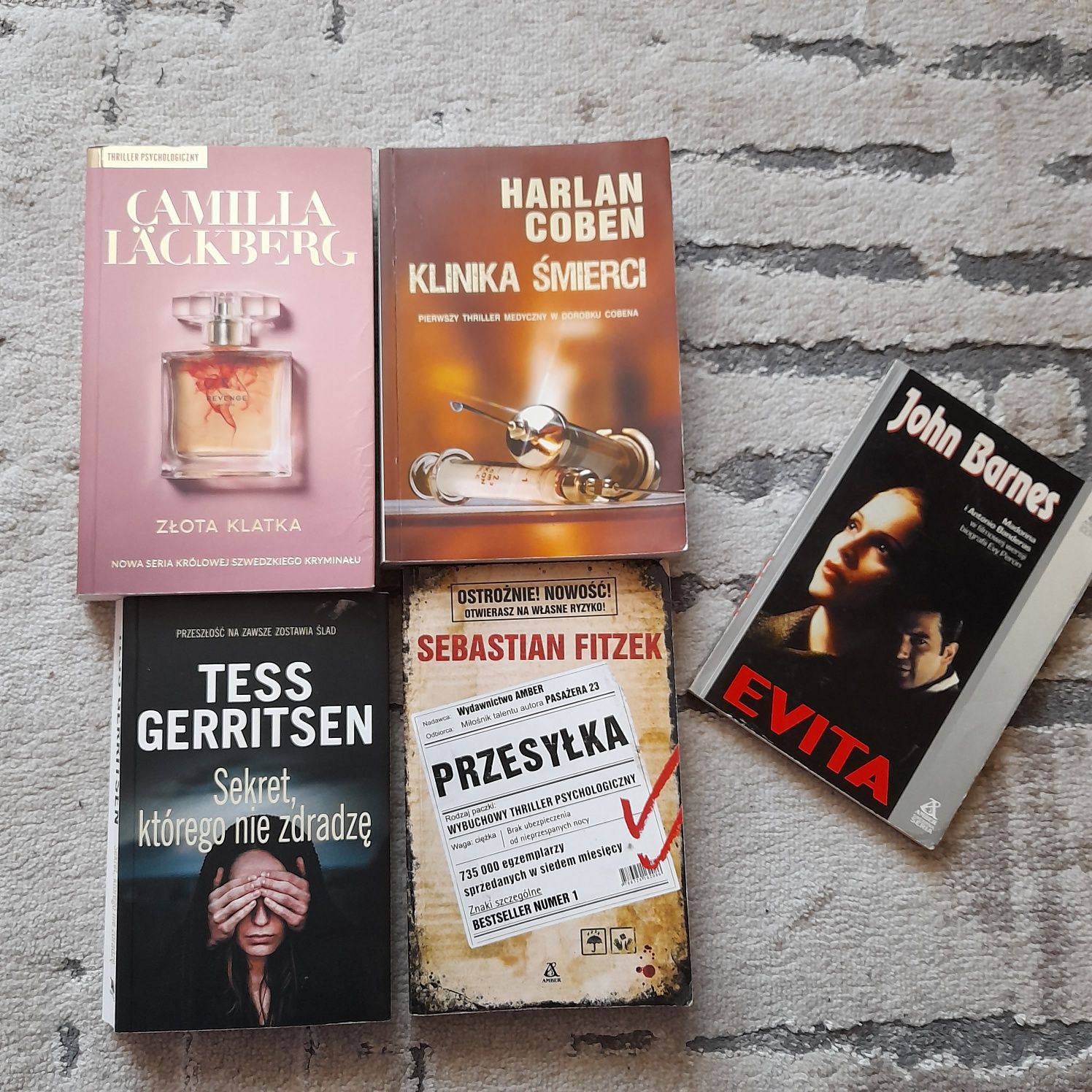 Książki zestaw K. Lackberg H. Coben