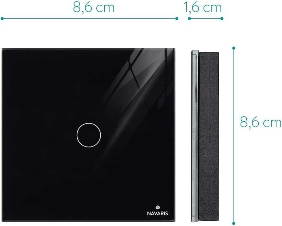 Navaris Radio Touch Light Switch - 1x Materiał montażowy nadajnika