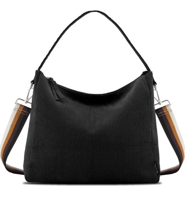 Жіноча вельветова сумка Prite на блискавці