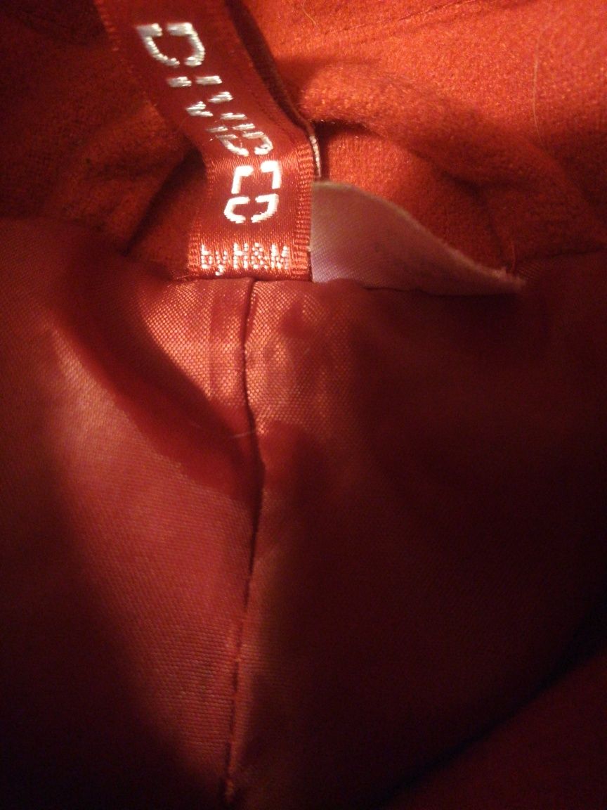 Kurtka płaszczyk rozmiar M H&M czerwony