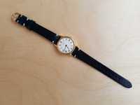 Granatowy damski skórzany pasek zegarka 14-12 mm