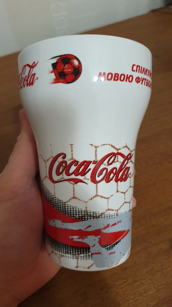 Бокалы Coca - Cola. Бокал керамика. Бокал для напитков. Пиво и соки