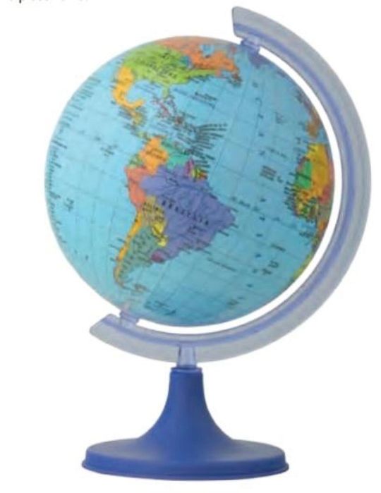 Globus polityczny 25 cm Zachem ,380x250x250 mm