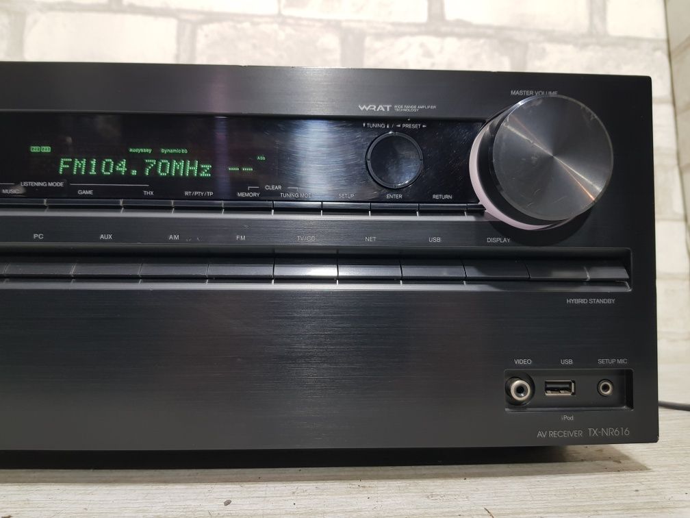 Пульт!7.2 AV ресивер ONKYO TX-NR616, HDMI, USB, 4К, Flac,б/у- 5ч