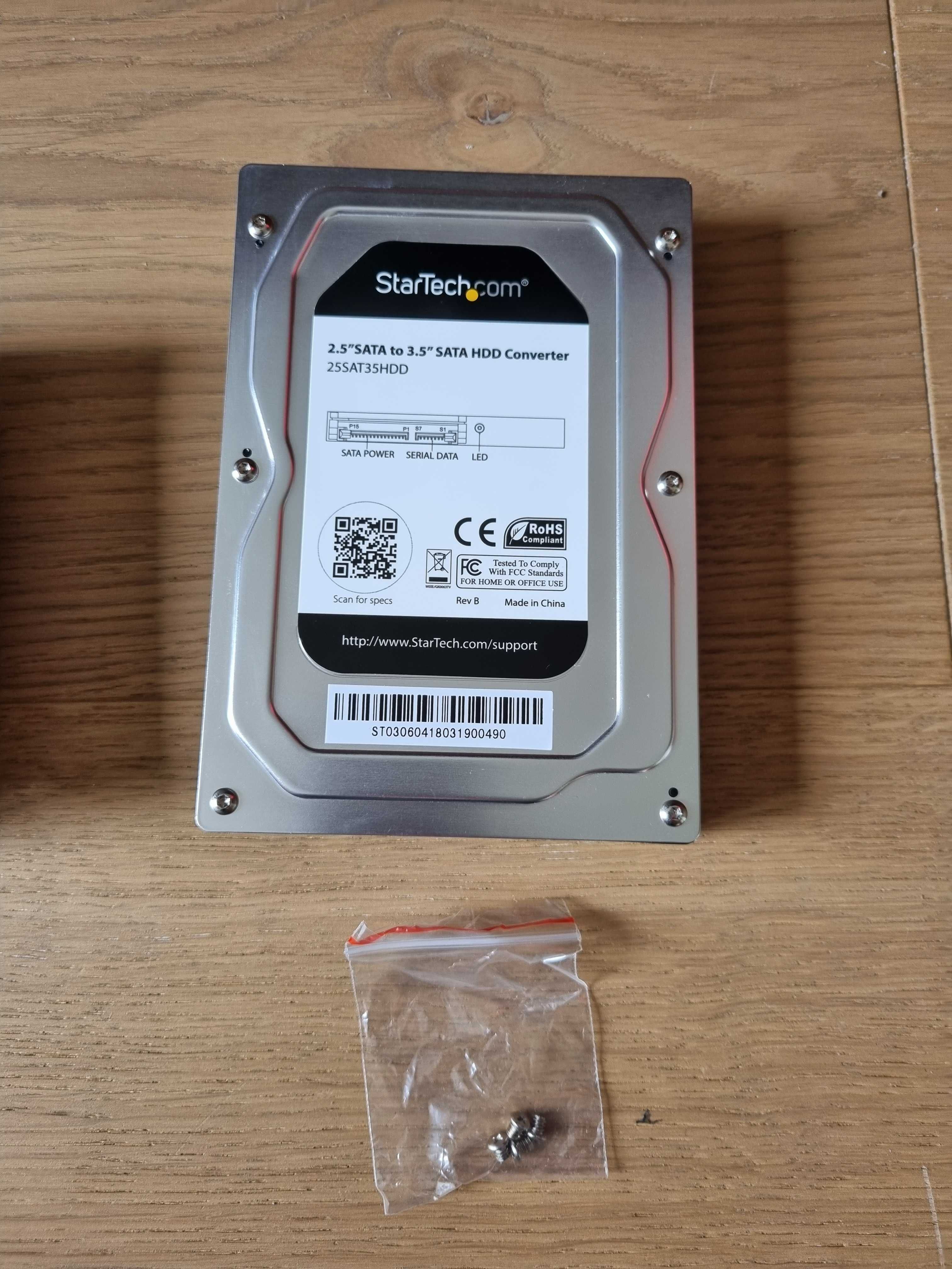 StarTech.com 2.5" SSD/HDD to 3.5" SATA Aluminum HDD Adapter Enclosure