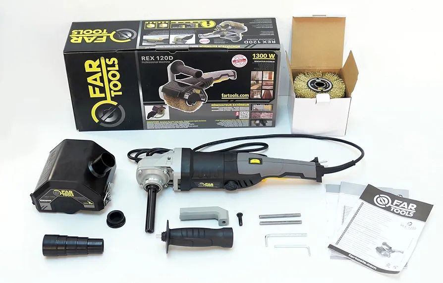 Szczotka druciana 11088.4 Fartools REX120C szlifierka satyniarka rolka