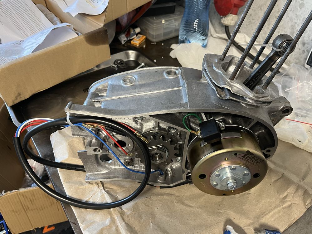 Silnik po odbudowie mz ts 125 150 Bing Cdi