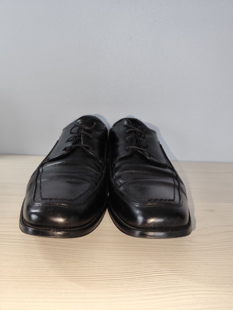 Eleganckie skórzane mokasyny męskie 44