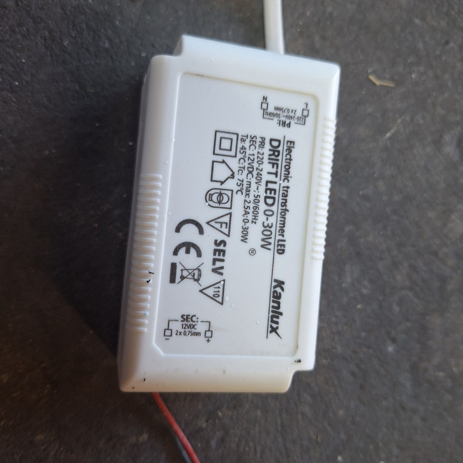 Transformator 12v led.