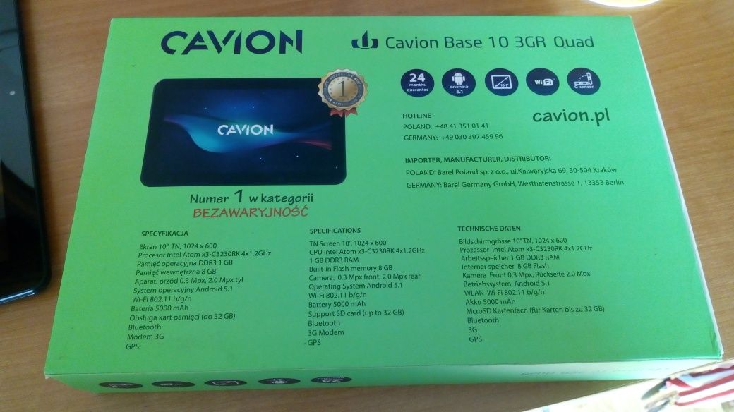 Tablet Cavion Base