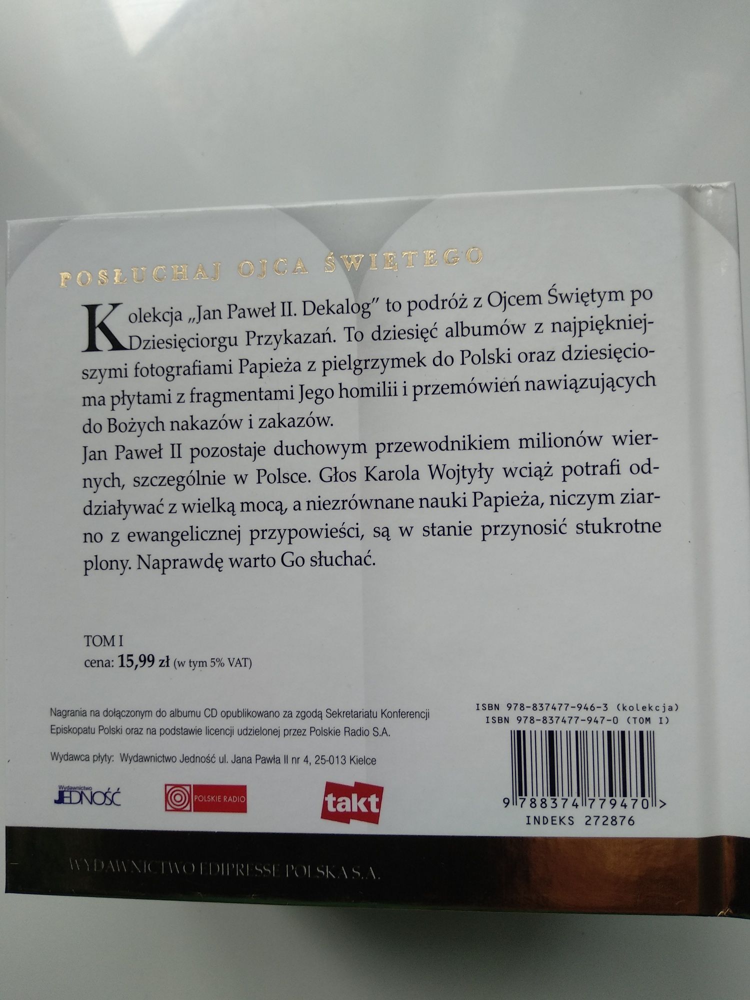 Płyty CD*Dekalog*Jan Paweł II.10 tomów.