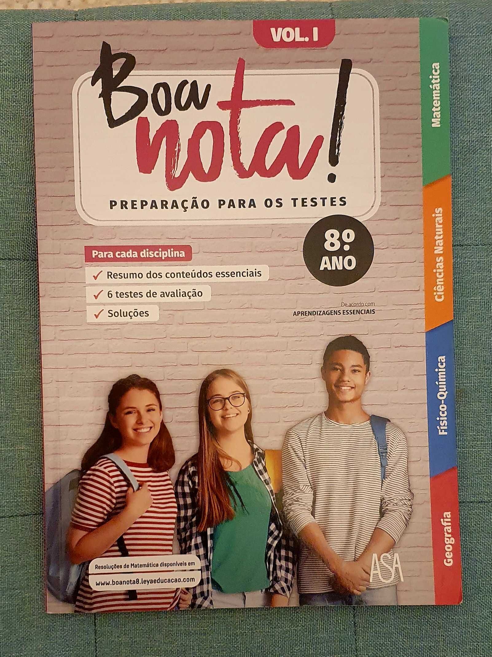 Manuais de preparação para os testes do 8º ano - 2 volumes