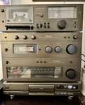 Wieża,Zestaw Vintage,Technics – Wzmacniacz, Tuner, Deck, CD