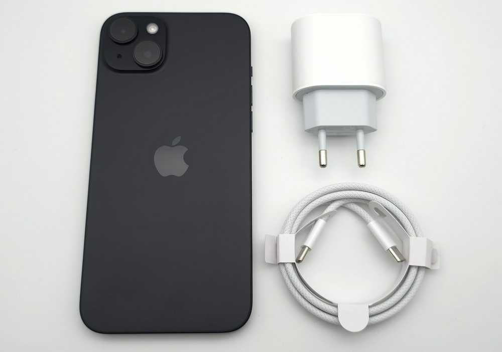 iPhone 15 Plus 128GB Black 6.7" (A2847) USA АКБ 100% / НЕВЕРЛОК айфон