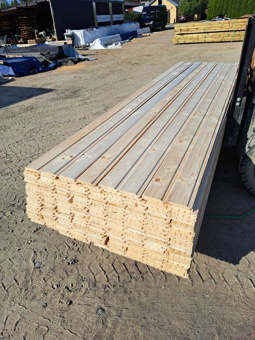 Mega Promocja Deska elewacyjna świerkowa AB boazeria softline 19*121mm