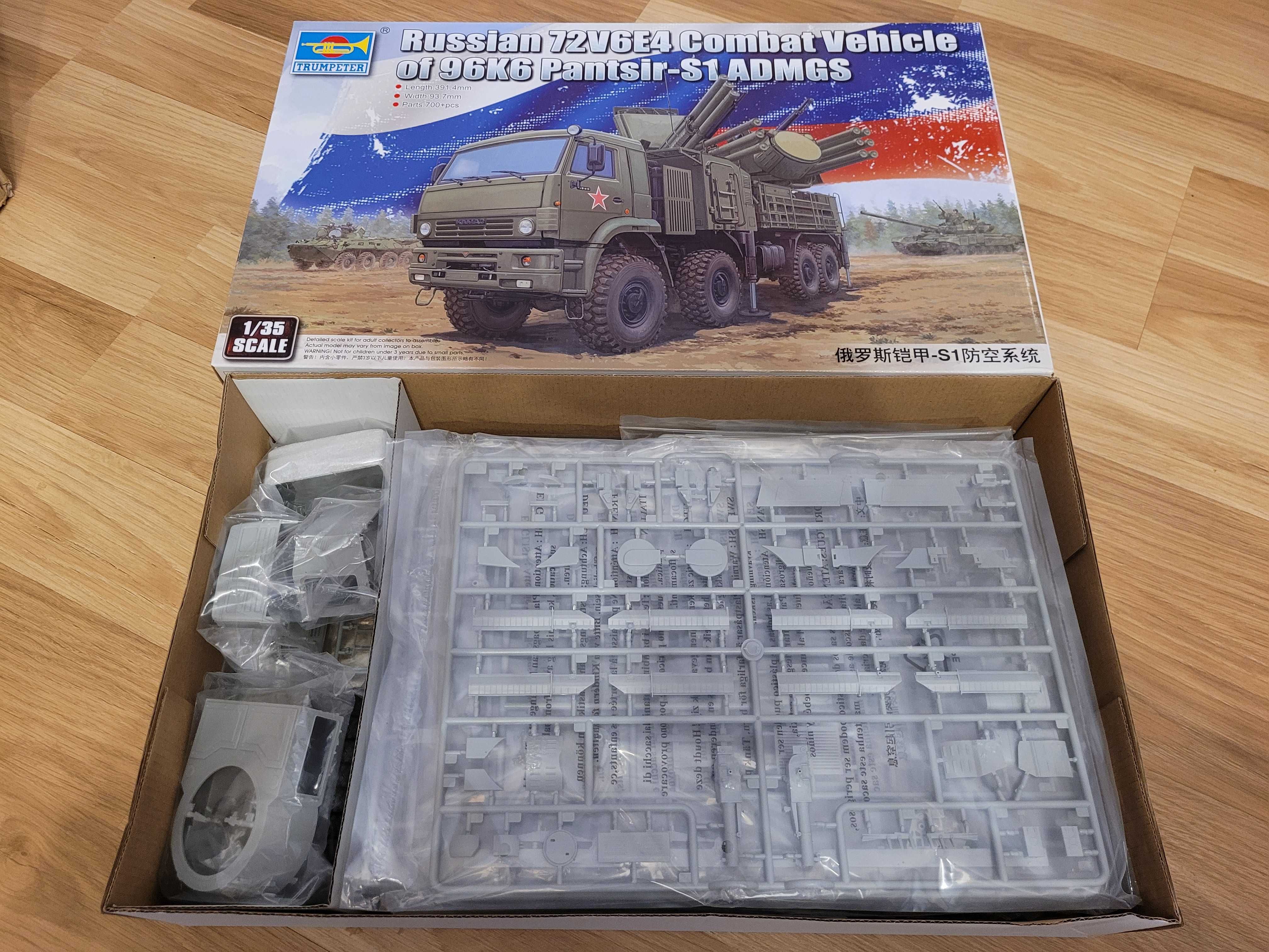 * Trumpeter - 1:35 * Russian 72V6E4 Combat Vehicle of 96K6 Pantsir -S1