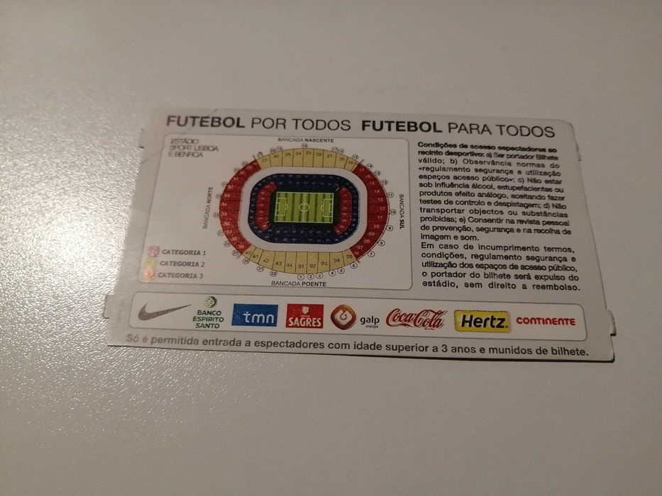 Bilhete Portugal - Noruega - Qualificação Euro 2012