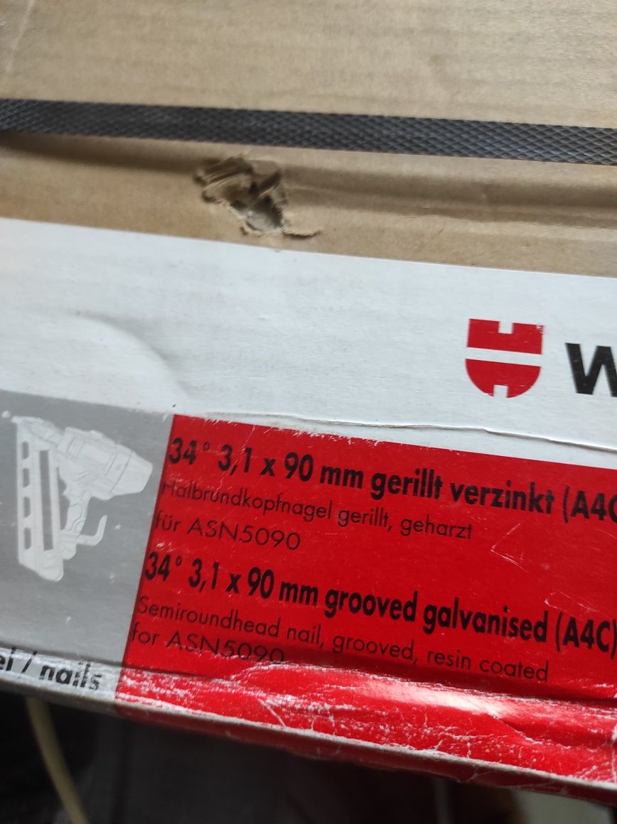 Gwoździe do gwoździarki 65, 80 würth