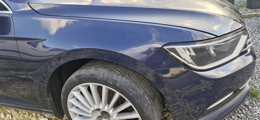 Бампер фари крила Пасат б8 LH5X європа