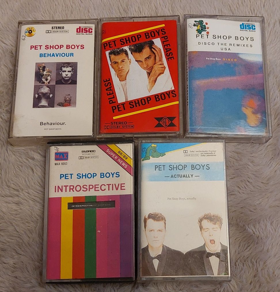 Pet Shop Boys - 5 kaset magnetofonowych