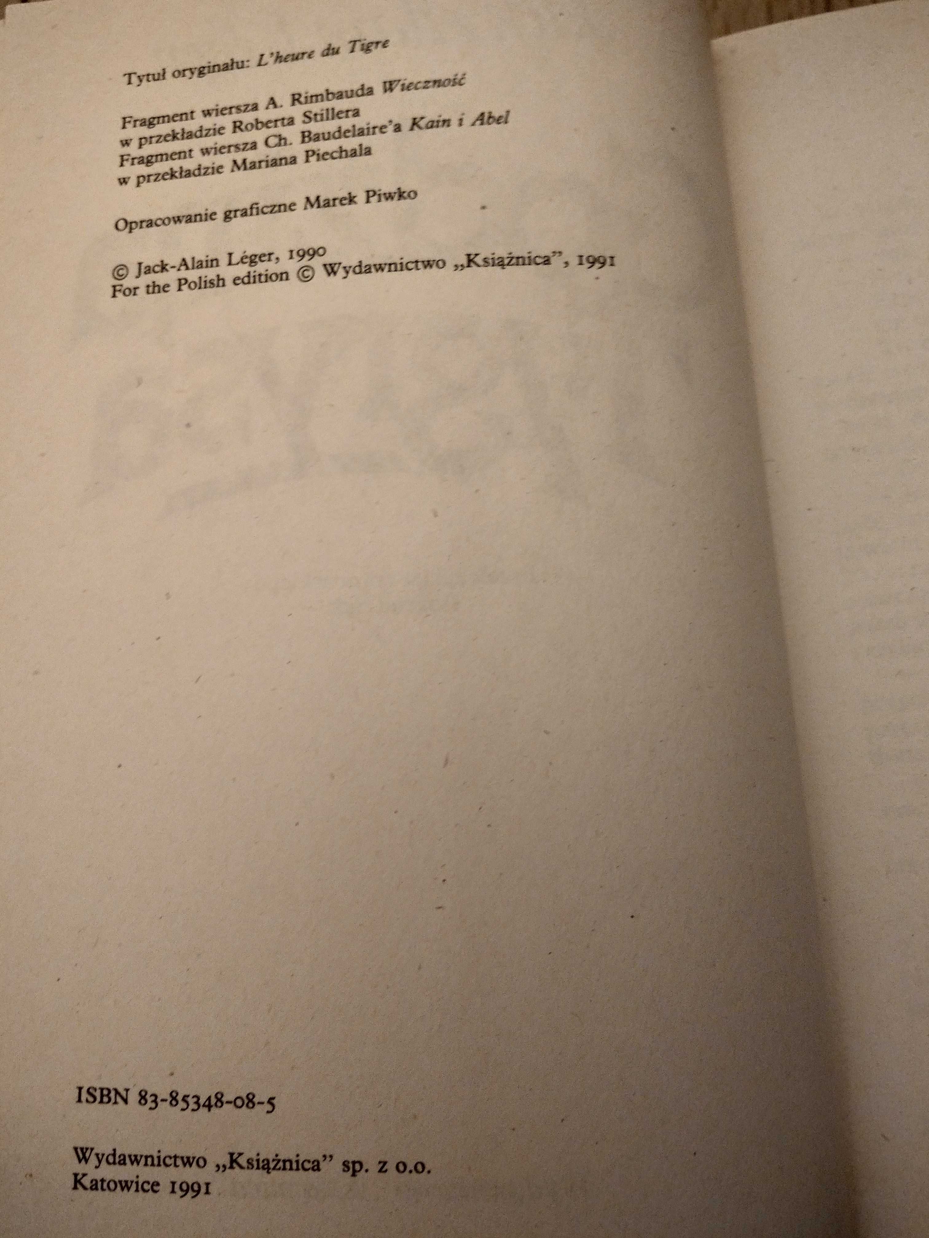 "Godzina Tygrysa" Jack-Alain Léger
