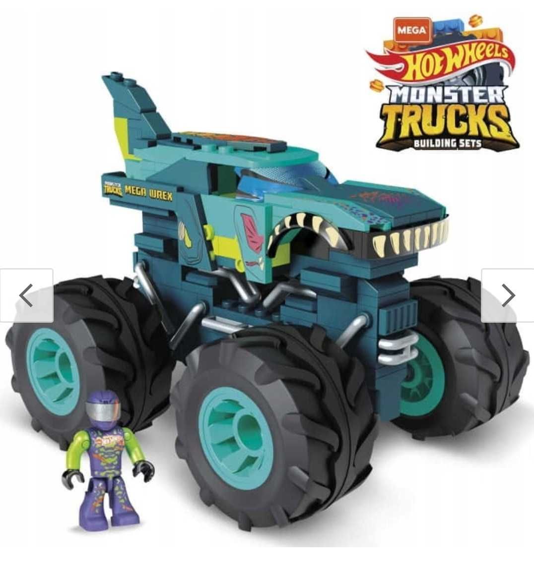 NOWE Klocki Mega Bloks HDJ95 HW Monster Trucks Mega Wre