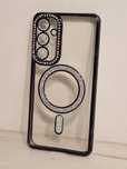 Bling Magsafe Case do Samsung Galaxy A55 5G czarny