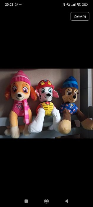 Misie Psi patrol duże