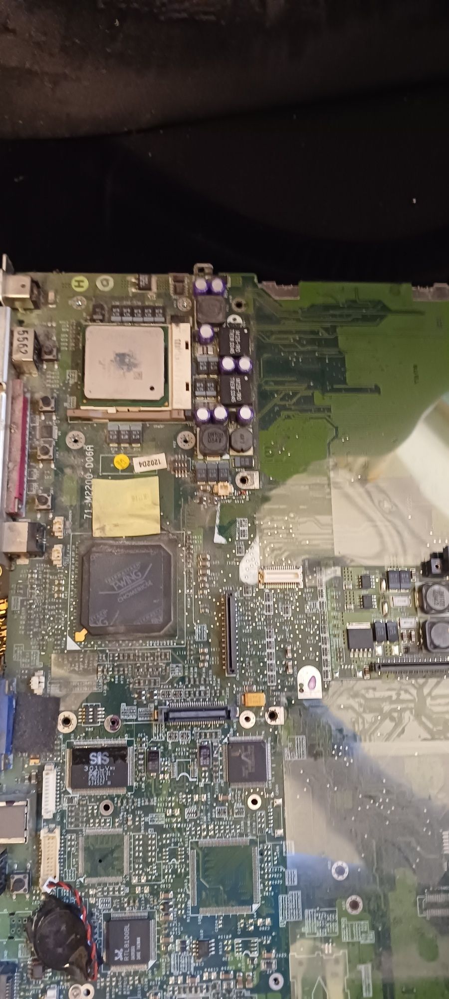 5 płyt do retro komputerów. dziwna stara płyta na  duży socket.